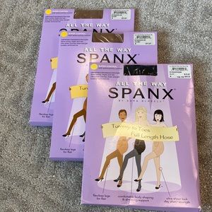NWT, Spanx!  3 pair of SUPER CONTROL! “Tummy to Toes Full Length Hose”